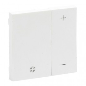 Tecla para regulador por pulsacion Legrand 864118 serie Niloe Step Blanco Mate 