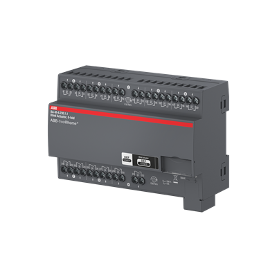 Actuador persianas DIN 8 canales 230V Niessen Free@home BA-M-8.230.1.1