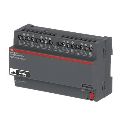 Actuador calefacción DIN 12 canales 230V Niessen Free@home HA-M-0.12.1