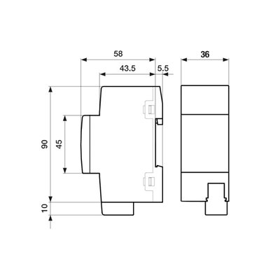 Interfaz USB DIN Niessen Free@home USB-M-1.1