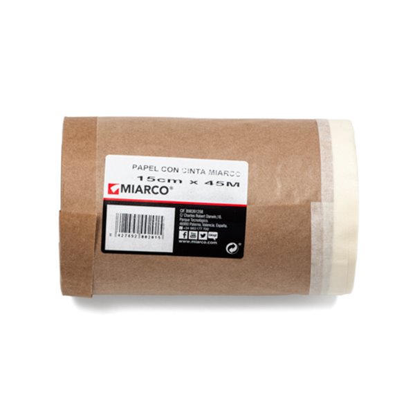 Papel con cinta 15cmx45m MIARCO 33196