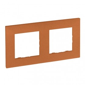 Marco 2 elementos Legrand 864772 serie Niloe Step Cobre