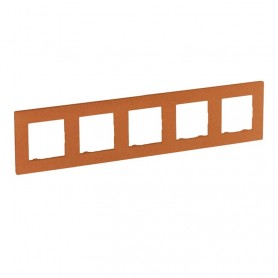 Marco 5 elementos Legrand 864775 serie Niloe Step Cobre