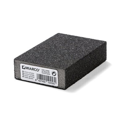 Taco de lija abrasivo Grano grueso Miarco 10458