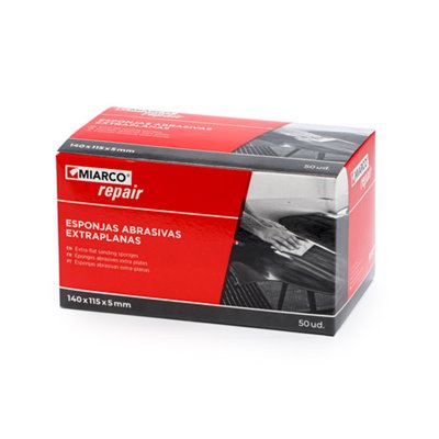 Esponjas lijado extraplanas MACREPAIR Grano ultrafino Miarco 10661 caja 50 uds