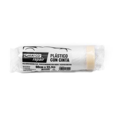 Plástico con cinta REPAIR 60cmx22,5m MIARCO 23636