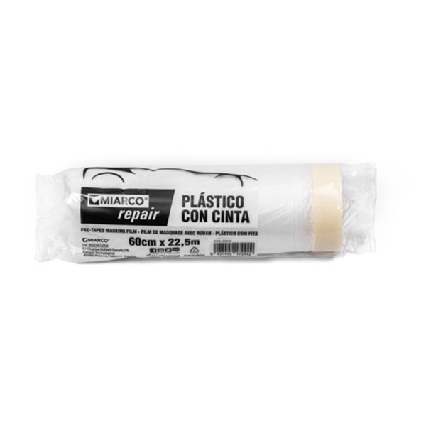 Plástico con cinta REPAIR 60cmx22,5m MIARCO 23636