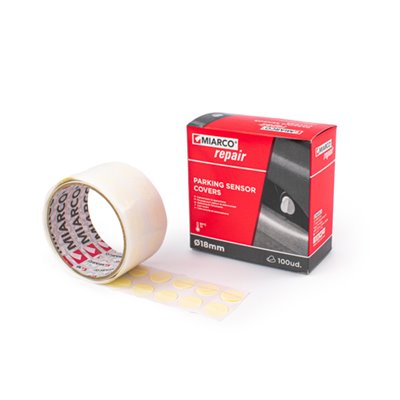 Cubresensores de aparcamientos REPAIR D18mm MIARCO 27727 rollo 100 uds