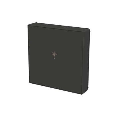 Tapa 1 canal símbolo luz Sky Free@home NIESSEN SRL-1-85NE Negro Essence