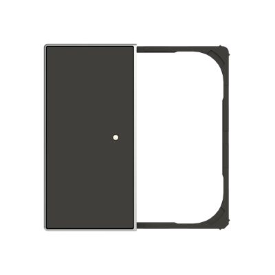 Tapa 2 canales para sensor Sky Free@home NIESSEN SR-2-85NS Negro