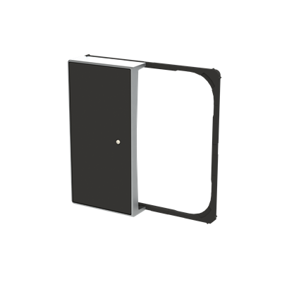 Tapa 2 canales para sensor Sky Free@home NIESSEN SR-2-85NS Negro