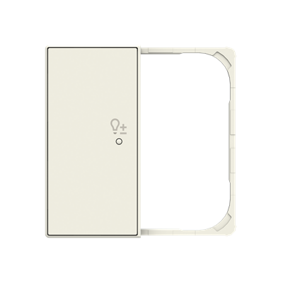 Tapa 2 canales izdo sensor regulador Sky Free@home NIESSEN SRD-2-L-85BE Blanco Essence