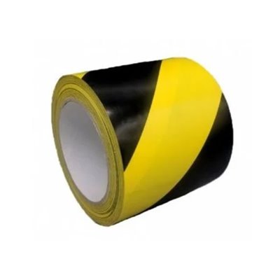 Cinta señalizacion adhesiva MIARCO 29931 Amarillo/Negro 100mmx33m