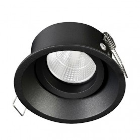 Empotrable redondo Basculante de techo Indeluz Leda 752A-G42X1B-02 Negro