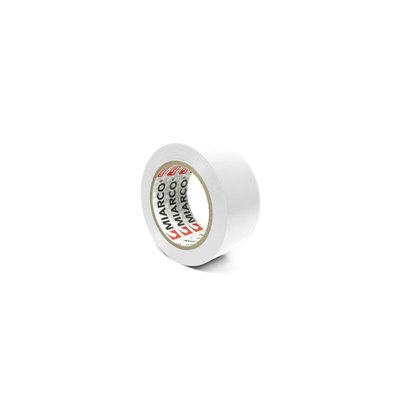 Cinta señalizacion PVC adhesiva MIARCO 29697 Blanco 50mmx33m