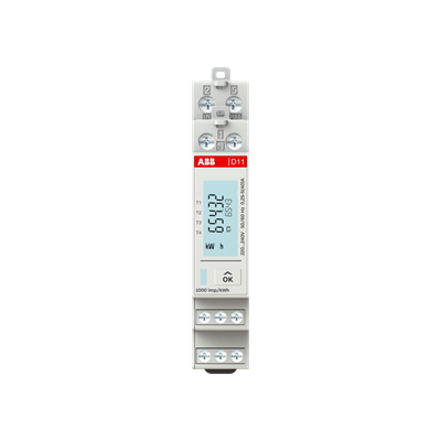 Contador de energia digital ABB D11 15 40A Modbus 1 Mod 2CMA241675R1000