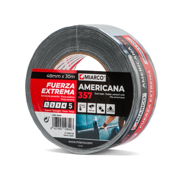 Cinta Americana 357 MIARCO 36084 negro 48mmx30m