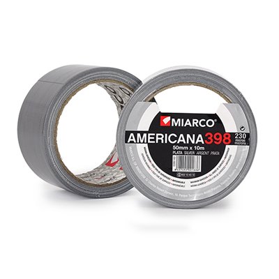 Cinta Americana 398 MIARCO 28194 Plata 50mmx10m
