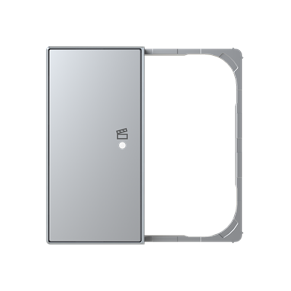 Tapa 2 canales izdo sensor escena Sky Free@home NIESSEN SRS-2-L-85PL Plata