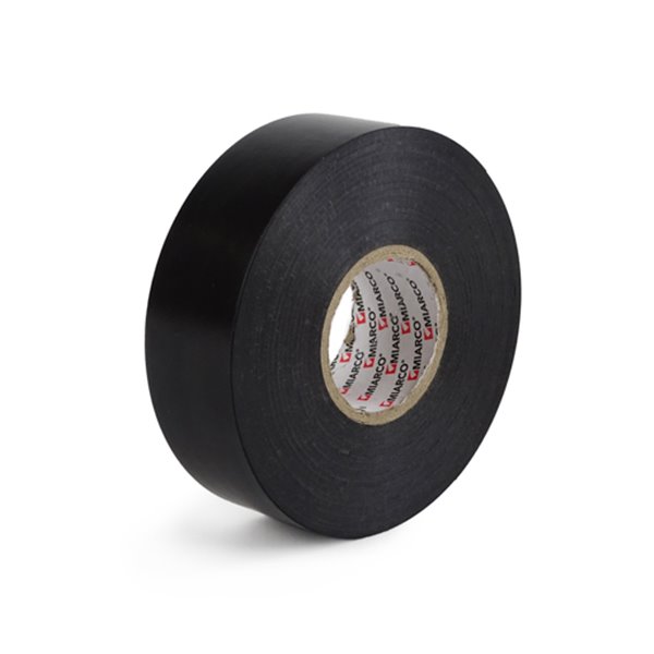 Cinta aislante PVC M15 25mmx30mx0,15mm MIARCO 9221 Negro