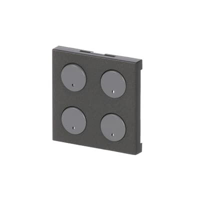 Tapa sensor interruptor 2/4 canal Zenit Free@home NIESSEN SR-4-N2AN Antracita
