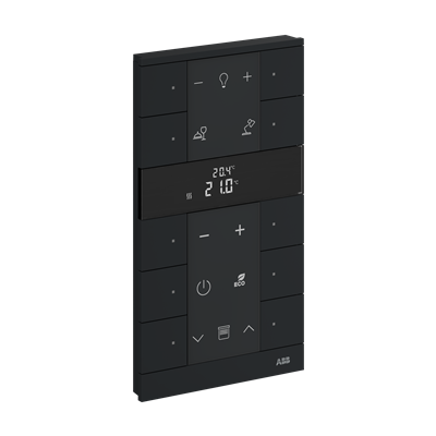 Pulsador Tenton 10 canales Free@home NIESSEN SBR-F-10.0.1-885 Negro mate