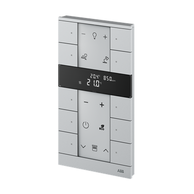 Pulsador Tenton 10 canales Free@home NIESSEN SBC-F-10.0.1-83 Aluminio