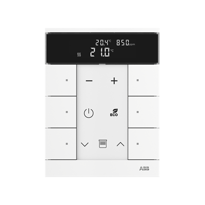 Pulsador Tenton 6 canales Free@home NIESSEN SBC-F-6.0.1-84 Blanco