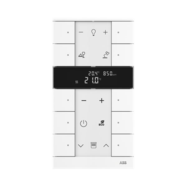 Pulsador Tenton 10 canales Free@home NIESSEN SBC-F-10.0.1-84 Blanco