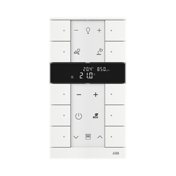Pulsador Tenton 10 canales Free@home NIESSEN SBC-F-10.0.1-884 Blanco mate