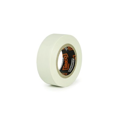 Cinta aislante PVC BRICO 19mmx10m MIARCO 10770 Blanco