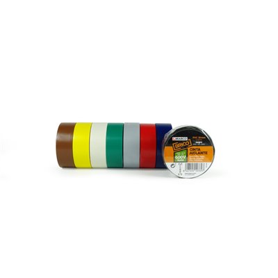 Cinta aislante PVC BRICO 19mmx10m MIARCO 10775 Verde