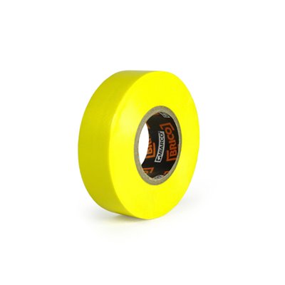 Cinta aislante PVC BRICO 19mmx20m MIARCO 10786 Amarillo