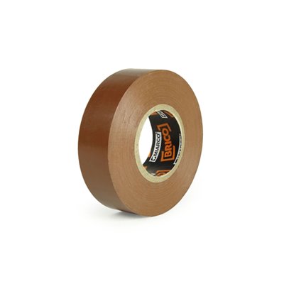 Cinta aislante PVC BRICO 19mmx20m MIARCO 10783 Marrón