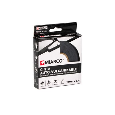 Cinta AUTOVULCANIZABLE 19mmx9,1m MIARCO 19560 Negra