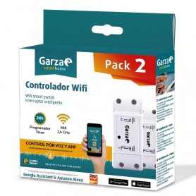 Pack de 2 Controladores inteligente WIFI GARZA SMART HOME 401287G