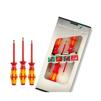 Pack 3 Destornilladores K3 Planos/philips aislados HT-INSTRUMENTS 320340