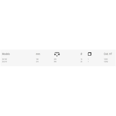 Cortacables de precisión 20-160 diámetro 16cm HT-INSTRUMENTS 12051