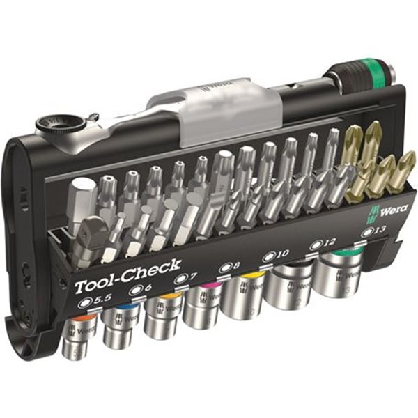 Juego 38 puntas Carraca TOOL CHECK AUTO 1 pack HT-INSTRUMENTS 200995