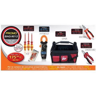 Kit PROMO BAG-9012 compuesto por HT9012+ONA+65/160+0400/160+K3 HT-INSTRUMENTS 5703