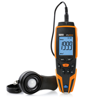 Solarímetro 1737 digital portatil para irradación solar HT-INSTRUMENTS PV204