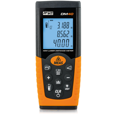 Telemetro digital 1731 láser compacto con distancia 40m HT-INSTRUMENTS DM40