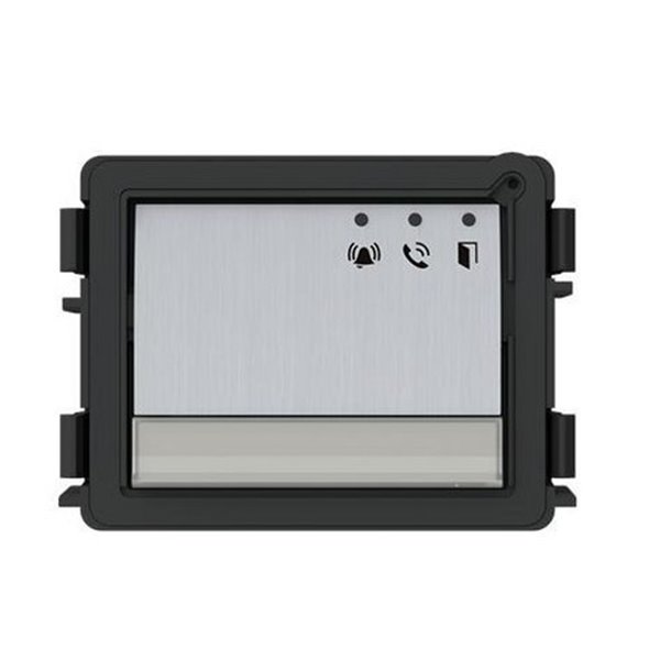 Módulo audio 1/2 pulsadores NIESSEN Welcome W2112 AL aluminio