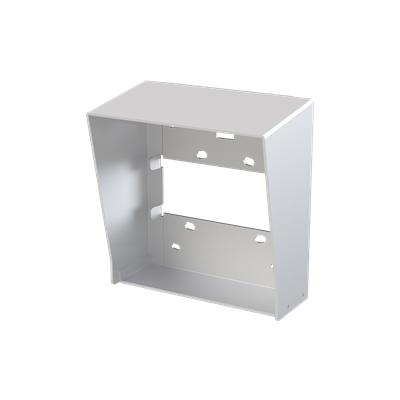 Visera cubierta protectora contra intemperie 1/1 NIESSEN Welcome W41021WC-A Aluminio