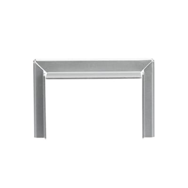 Visera placa calle empotrar 1/x NIESSEN Welcome W41381RH Aluminio