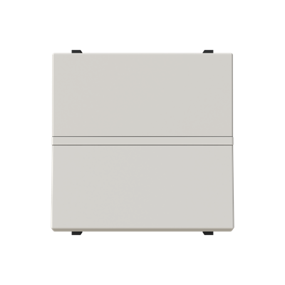 Interruptor bipolar 2 módulos NIESSEN N2201.2 DN serie ZENIT Duna