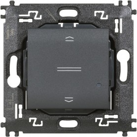 Comando para persianas inalambrico Bticino L4027CW serie Livinglight with Netatmo color Antracita