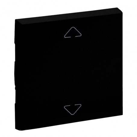 Tecla para mecanismos persiana Legrand 864530 serie Niloe Step Negro Mate