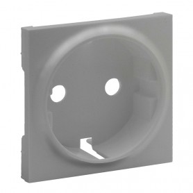 Tapa para Enchufe Schuko 2P+T Legrand 864320 serie Niloe Step Aluminio 