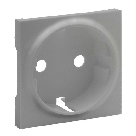 Tapa para Enchufe Schuko 2P+T Legrand 864320 serie Niloe Step Aluminio 